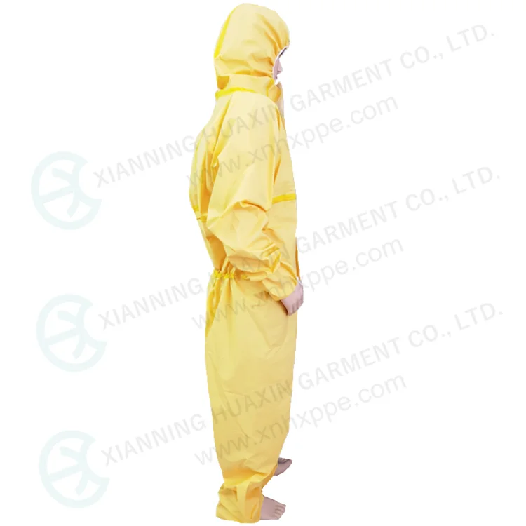 TYPE 3B Anti Corrosion Safety Clothing Chemical Suit