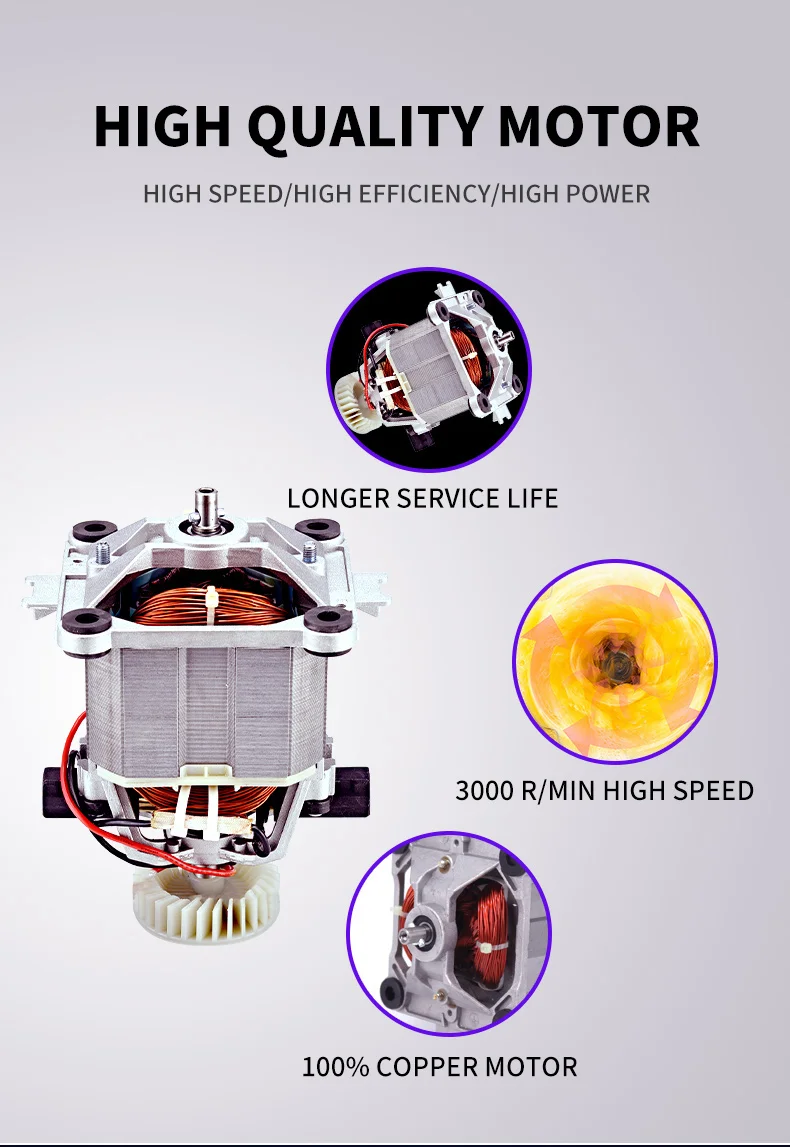 snow cone machine heavy duty ice blender Juice industry silent juicer High-power sound proof cover blender with soundproof cover