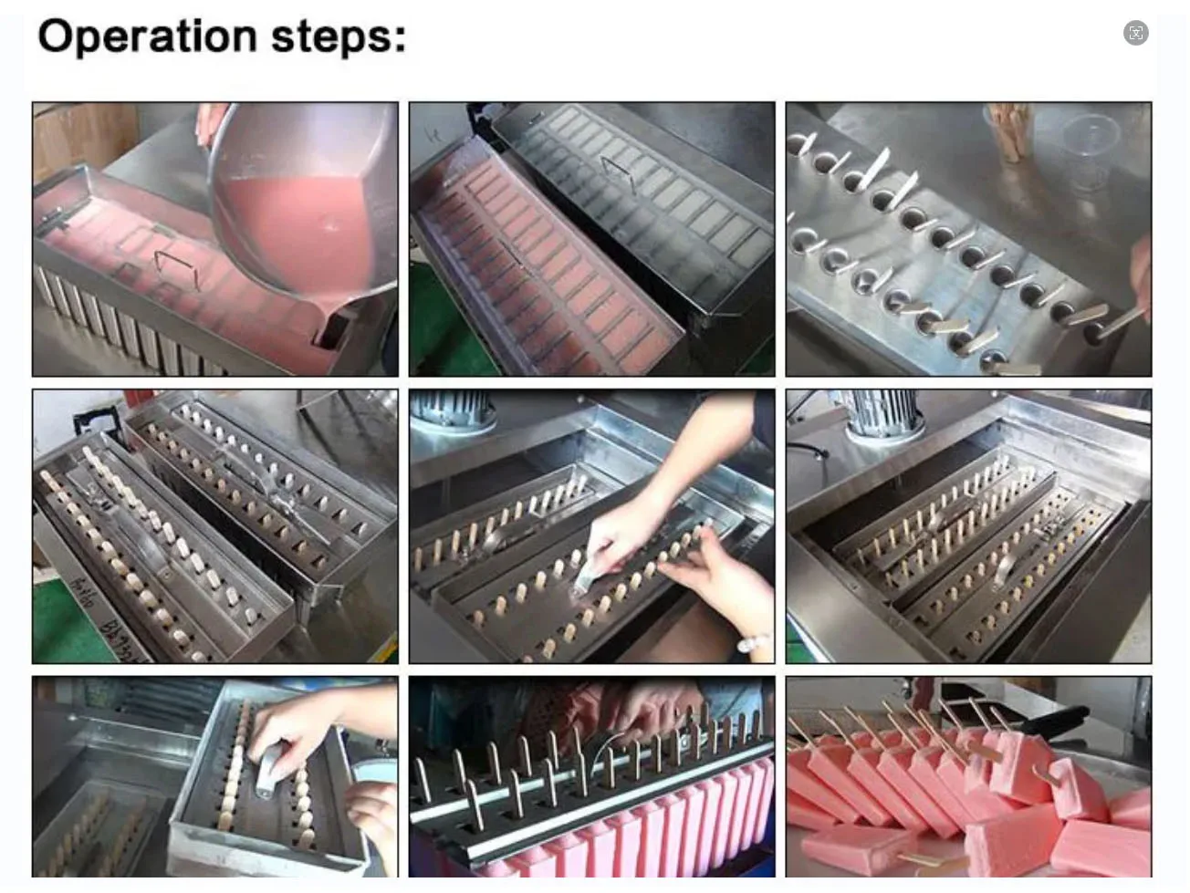 Kolice Stainless Steel 304 Ataforma Brazilian Popsicle Mold Ice Cream Lolly Moulds/ 26 Cavities ice lolly mold