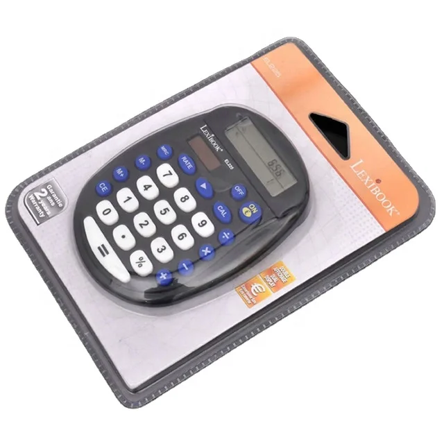 PVC Clear Plastic Packaging Case Blister Storage Box For Calculator Electronic Products