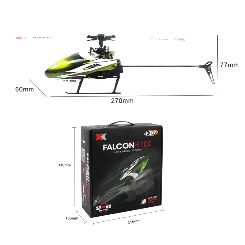 Квадрокоптер Wltoys XK K100 2 4 г 6 дюймов