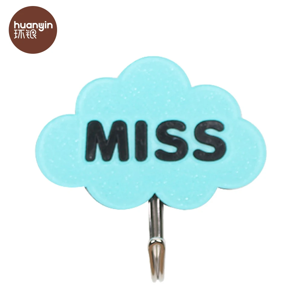 Wholesale plastic sticky  bathroom coat kitchen wall hooks