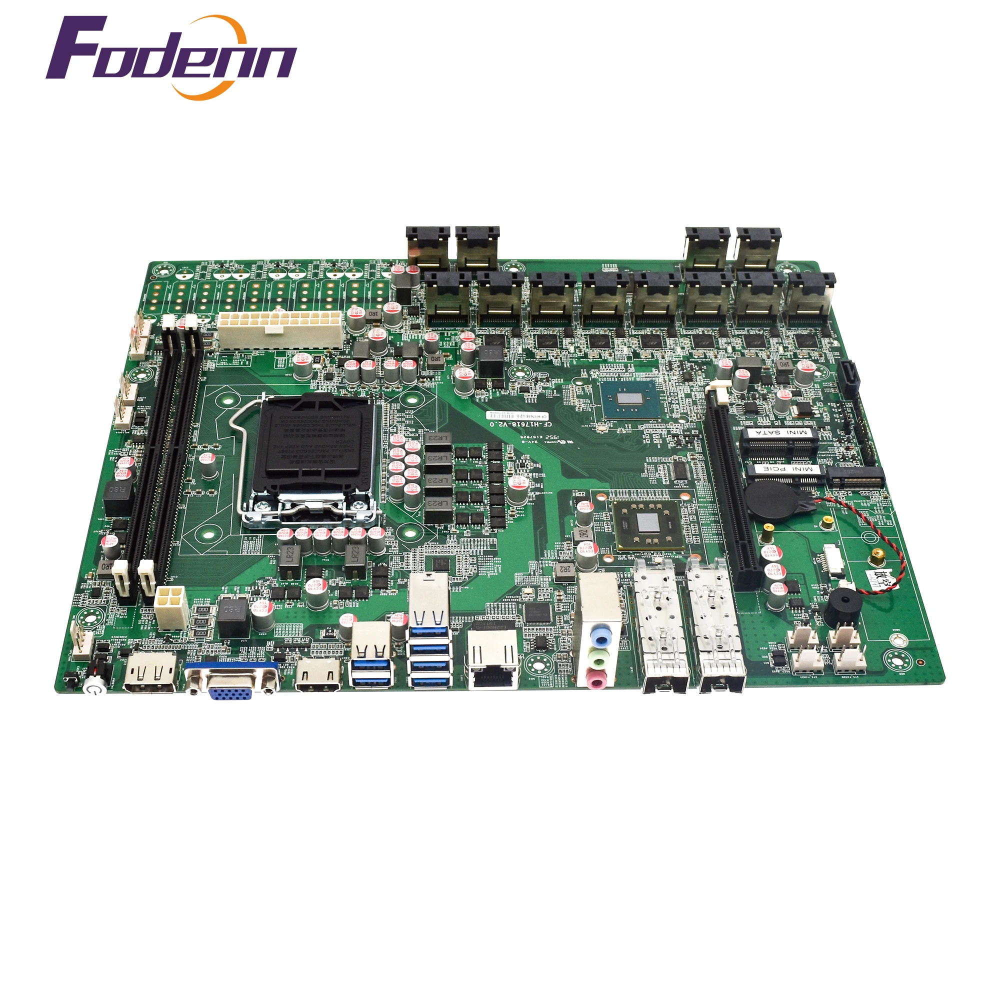  Материнская плата fogreen Gigabit Ethernet с поддержкой 48 HDD Chia