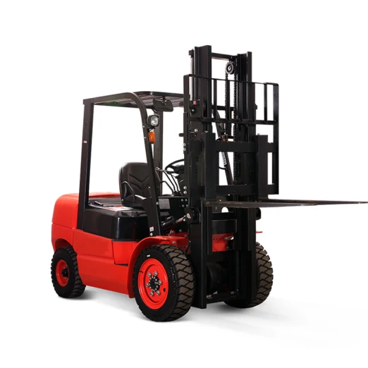 Emergency reverse switch 5 ton diesel forklift truck with optional paper roll clamp