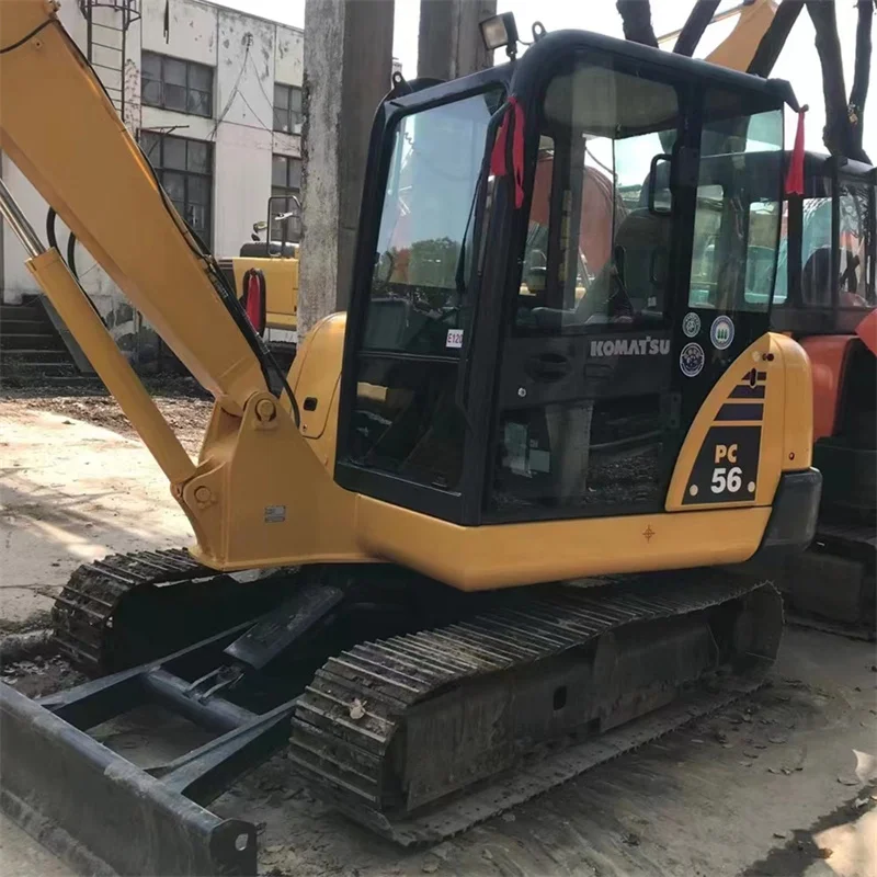 Good condition komatsu56 small used construction machine with quality parts and cheaper cost