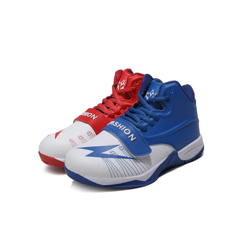 
2019 New tricolor Basketball shoes Boys sneakers 
