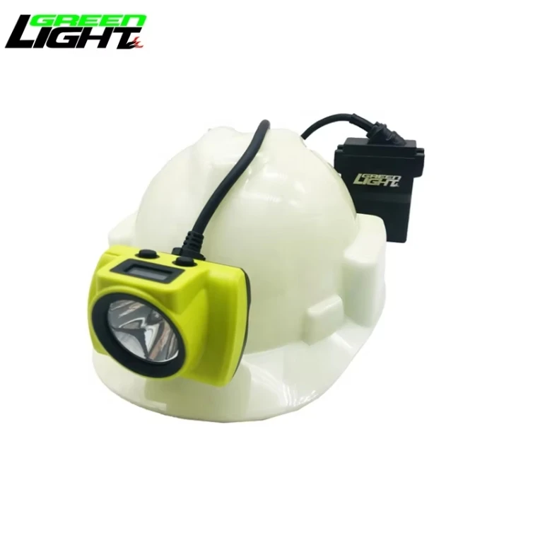 GLD-6 25000 Lux Strong Bright Led Mining Lamp Miners Helmet Lamp Plug and Play Cable Underground Mining Cap Lamp
