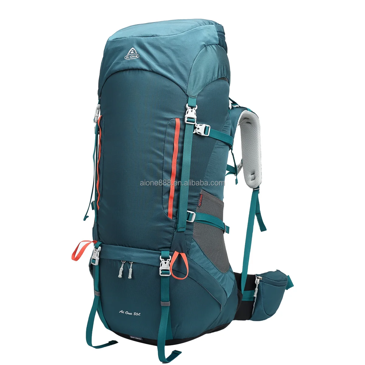 80l outdoor hiking backpack custom molle rucksack waterproof mochila mountaineering camping travel backpack hiking large