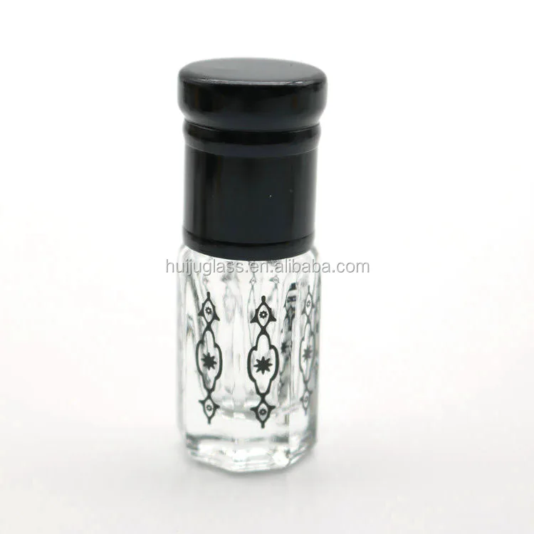 arabian oud saudi arabia attar perfume glass bottle with glass rod / stick