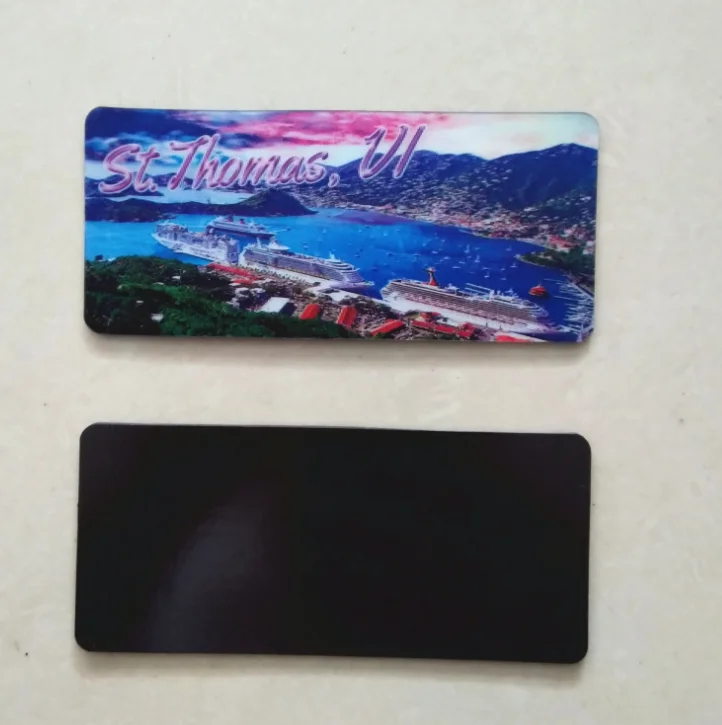 2023 New Design lenticular 3d fridge magnet 3d refrigerator sticker custom