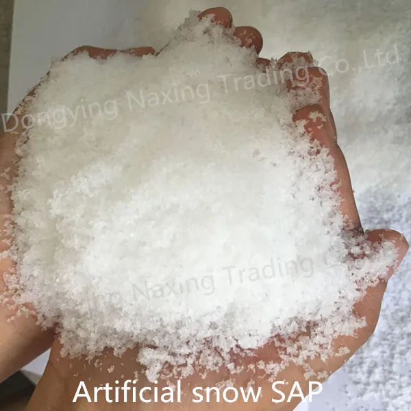 Instant expanding artificial snow decoration indoor outdoor snow magic snow for novelty toy