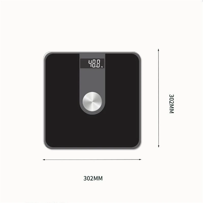 Human Body Weight Measurement Scale Household Bathroom Scale Tempered Glass Electronic Scale