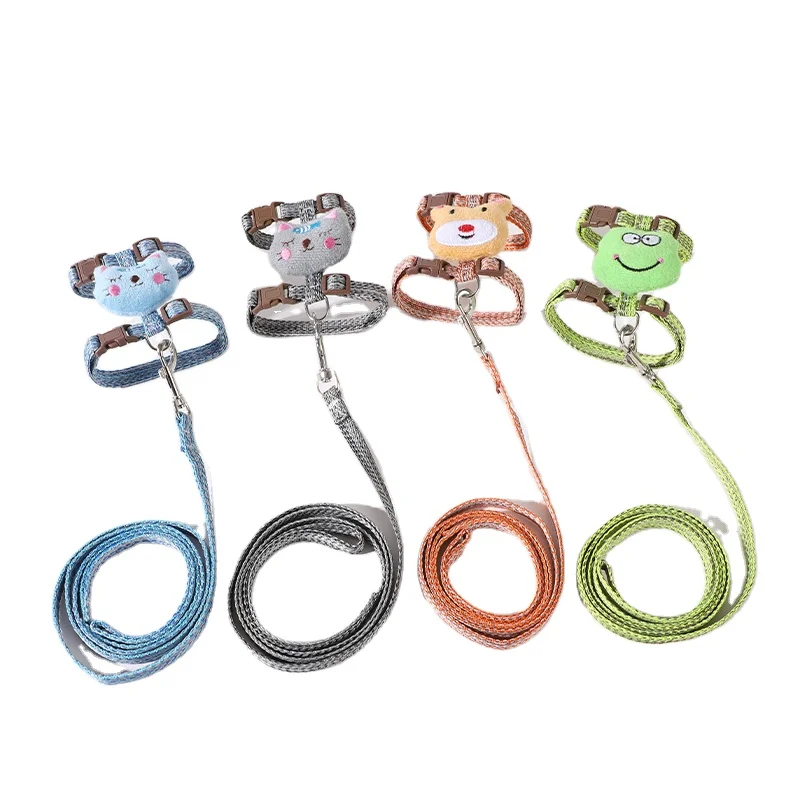 Cartoon doll anti - break cat chest back traction