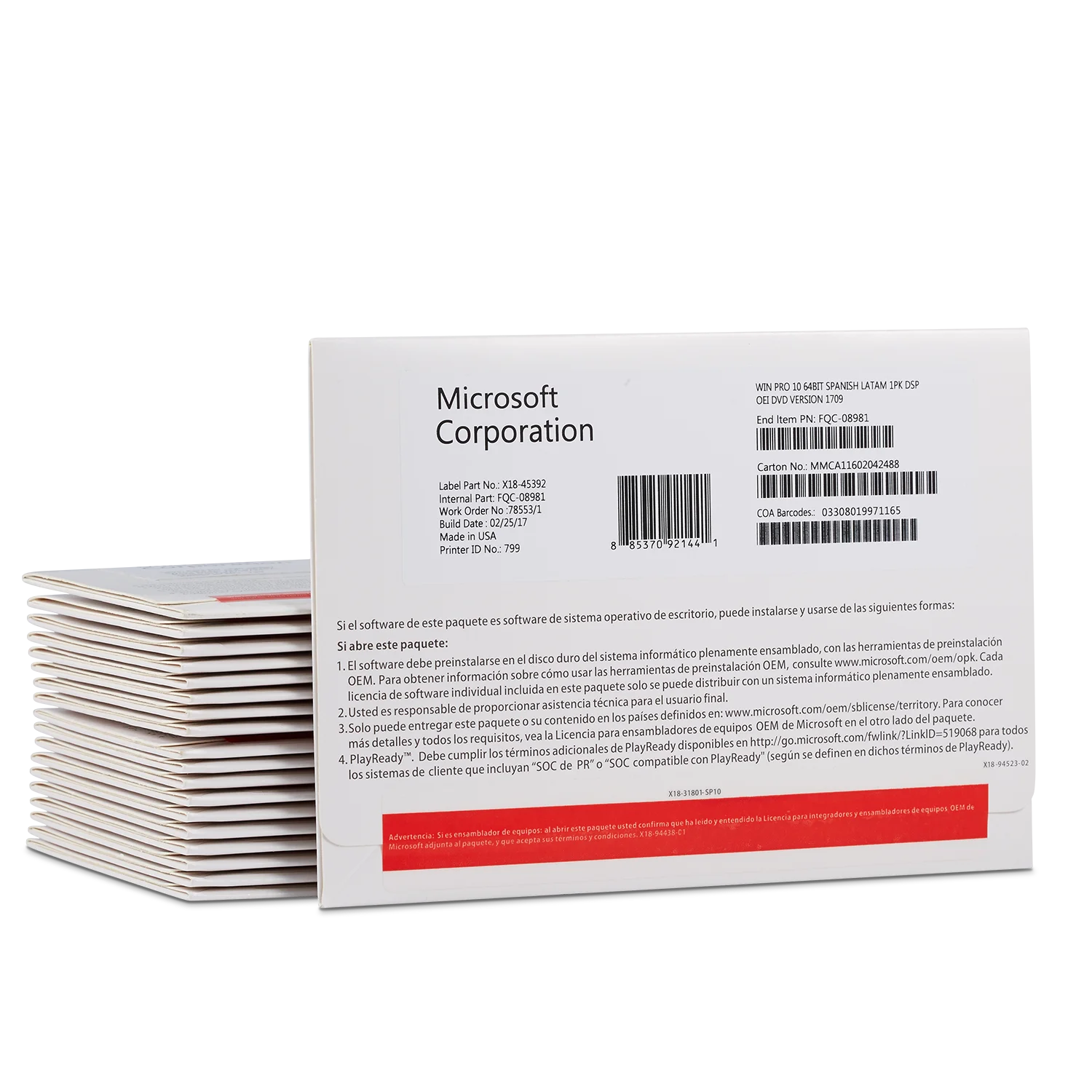 
Multi-Language Original Windows 10 Pro Activation Key Code Win 10 Professional Operating System computer Software 