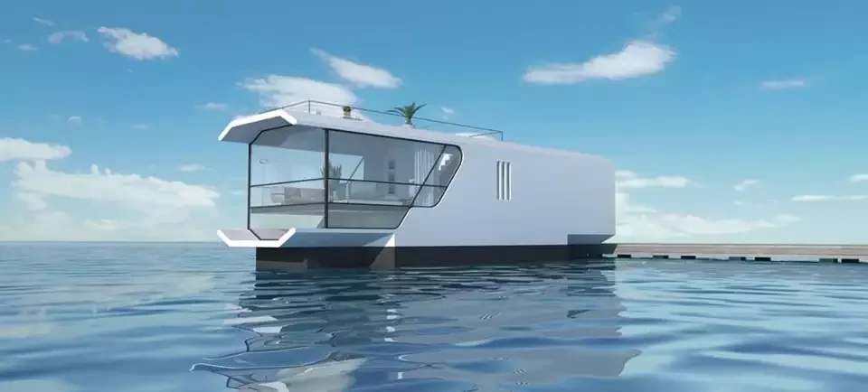 Modern style  Modular Floating Home Prefab Container Hotel  Mobile Home With Toilet