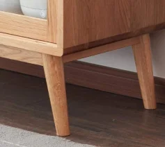 Hyderon Metal Nickel Glide Pads Nail-On Three Prong Glides Table Leg Protectors Furniture Nails On Metal Pad