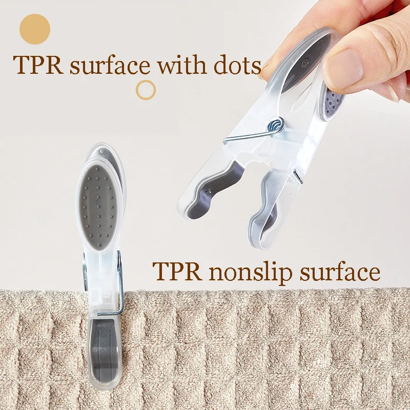 Hot Sale TPR Clothes Pegs Anti slip  Laundry Pins Colorful Clips for hanger Plastic handle with dots
