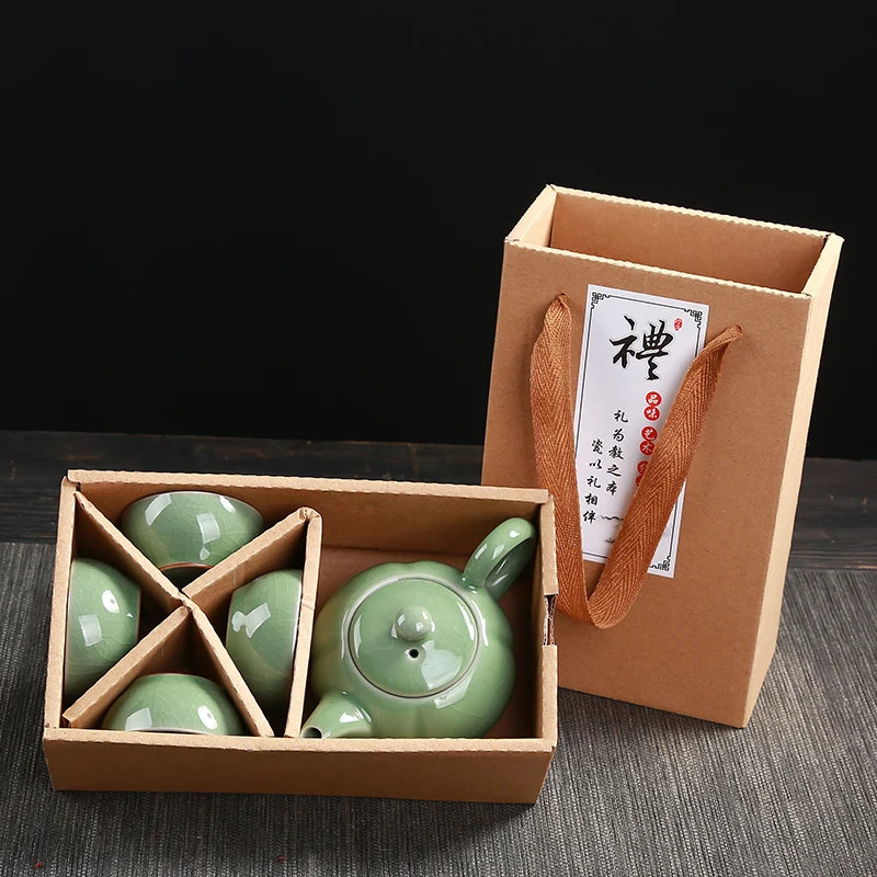 Дорожный чайный сервиз оптом, фарфоровый чайный сервиз, керамические чашки с горшком, китайский чайный сервиз Кунг-фу