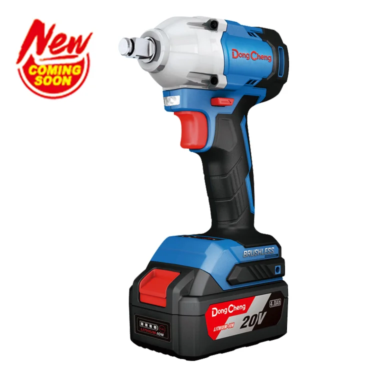 
Dong Cheng 1/2 Inch Square Lithium-ion Battery Electric Brushless Impact Wrench 