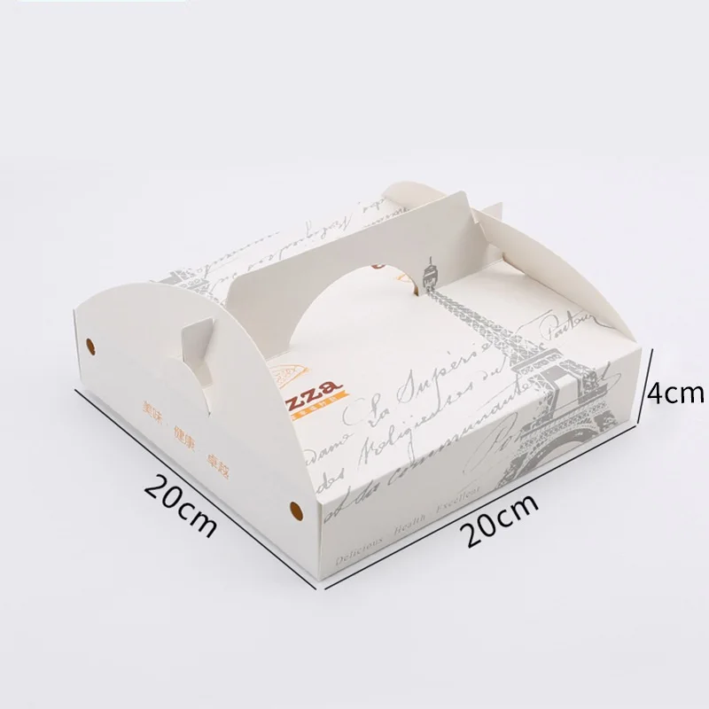 RR Donnelley Custom Personalized Pattern Design Pizza Boxes 8/10/12/14/24 Inch Cardboard Black Octagon Hexagon Pizza Slice Box