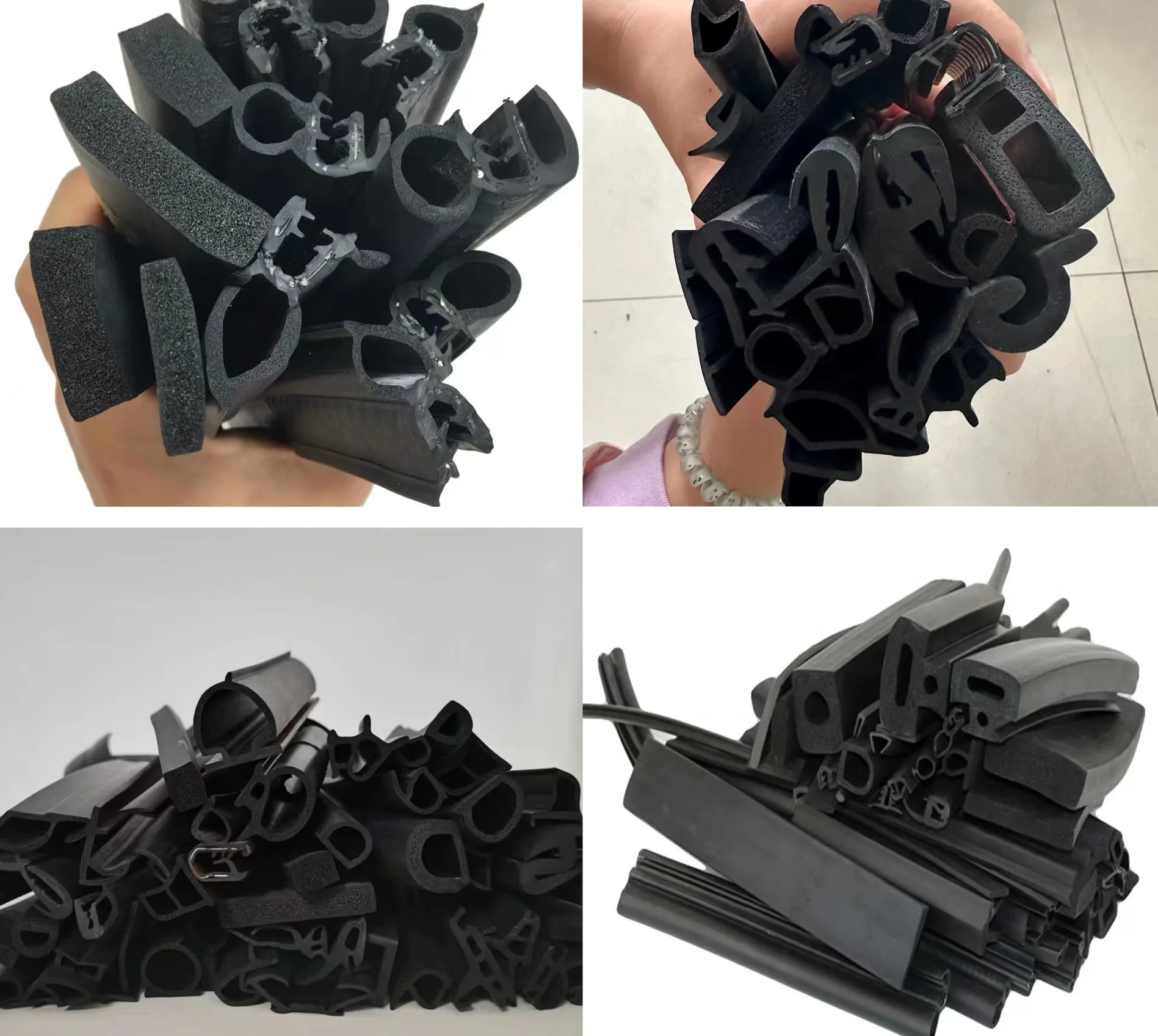 Customized T-type Seal Rubber Strip Solar Photovoltaic Panel Sealing Strips