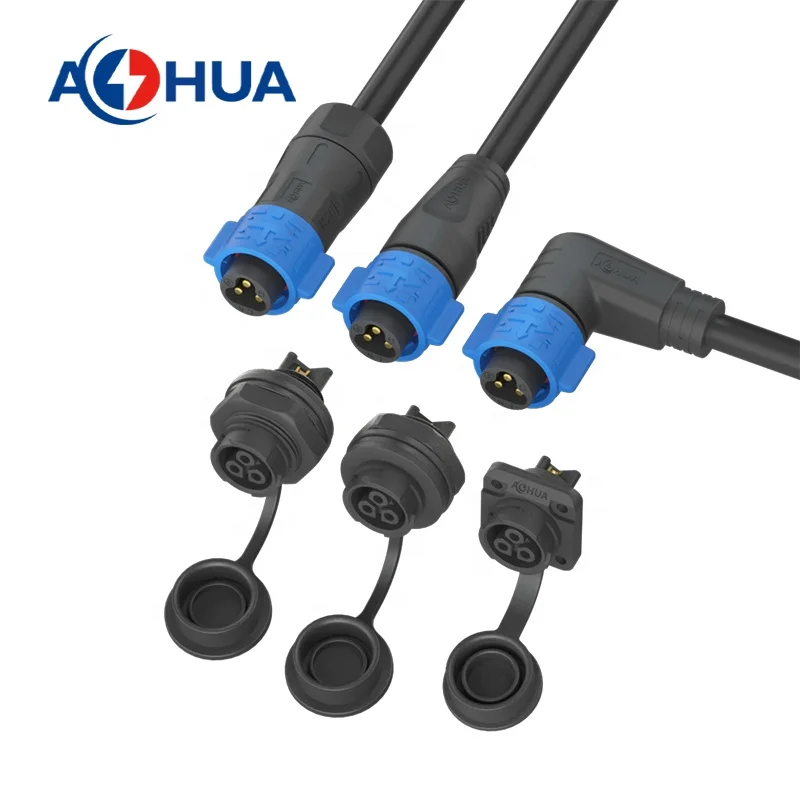 AOHUA K Series 3 Pin Female Panel Front Mounting Connector For LED Screen