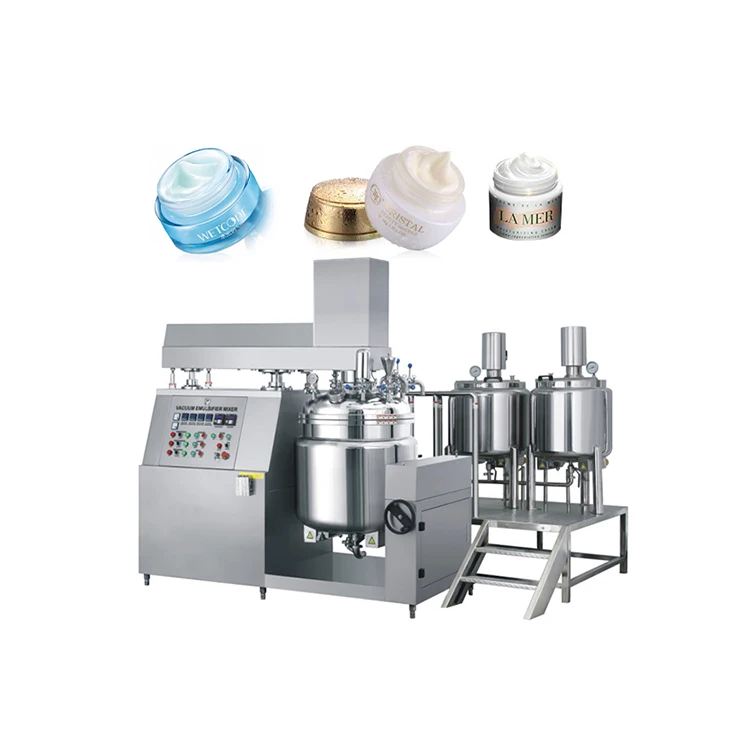Cosmetic production Machinery Manufacturer Toothpaste Equipment 30-50L Vacuum Homogeneous Mixer Emulsifier