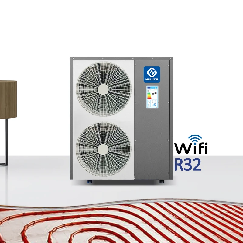 Управление Wi-Fi R32 R410A nulite NL-BKDX50-200II/R 10KW 16KW 20KW ErP A + использующий теплоту воздуха моноблок воздух к воде тепловой инвертерный