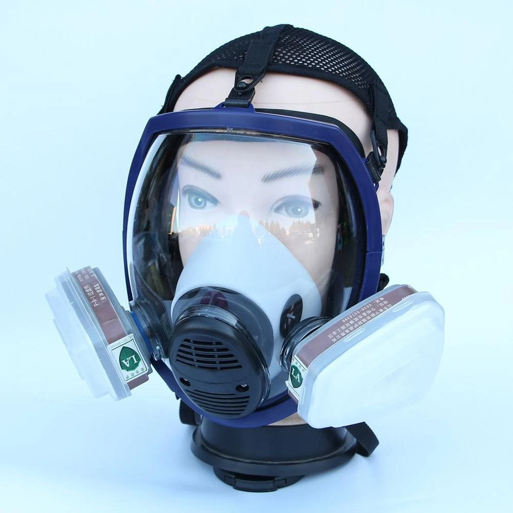 Chemical Carbon Monoxide Gas Mask 6800 Half Gas Mask Filters Acid Dust Respirator Paint Pesticide Spray Silicone No For