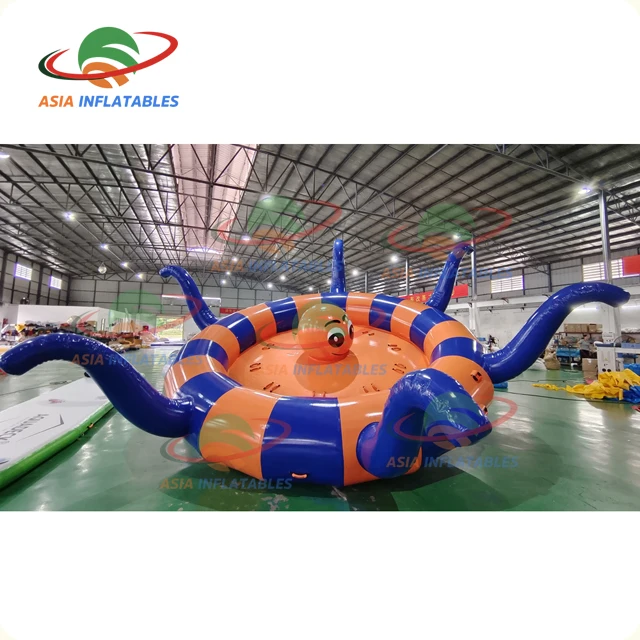 Inflatable octopus twister inflatable disco water boat inflatable towable ski tube