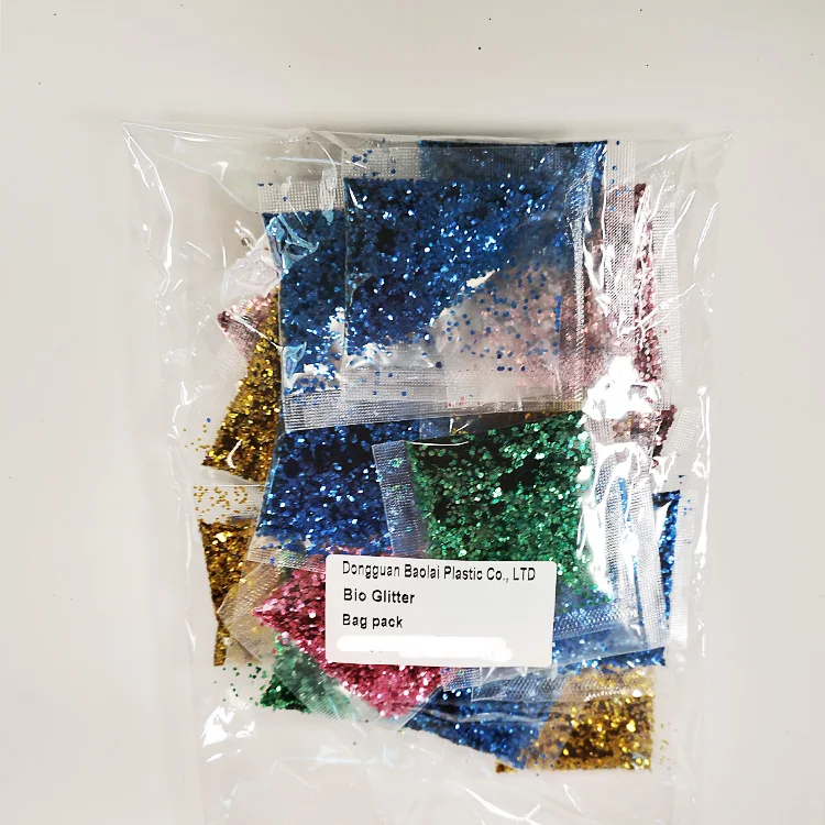 Wholesale bio Body Glitter Glow Powder Biodegradable Mica Powder Aurora Glitter