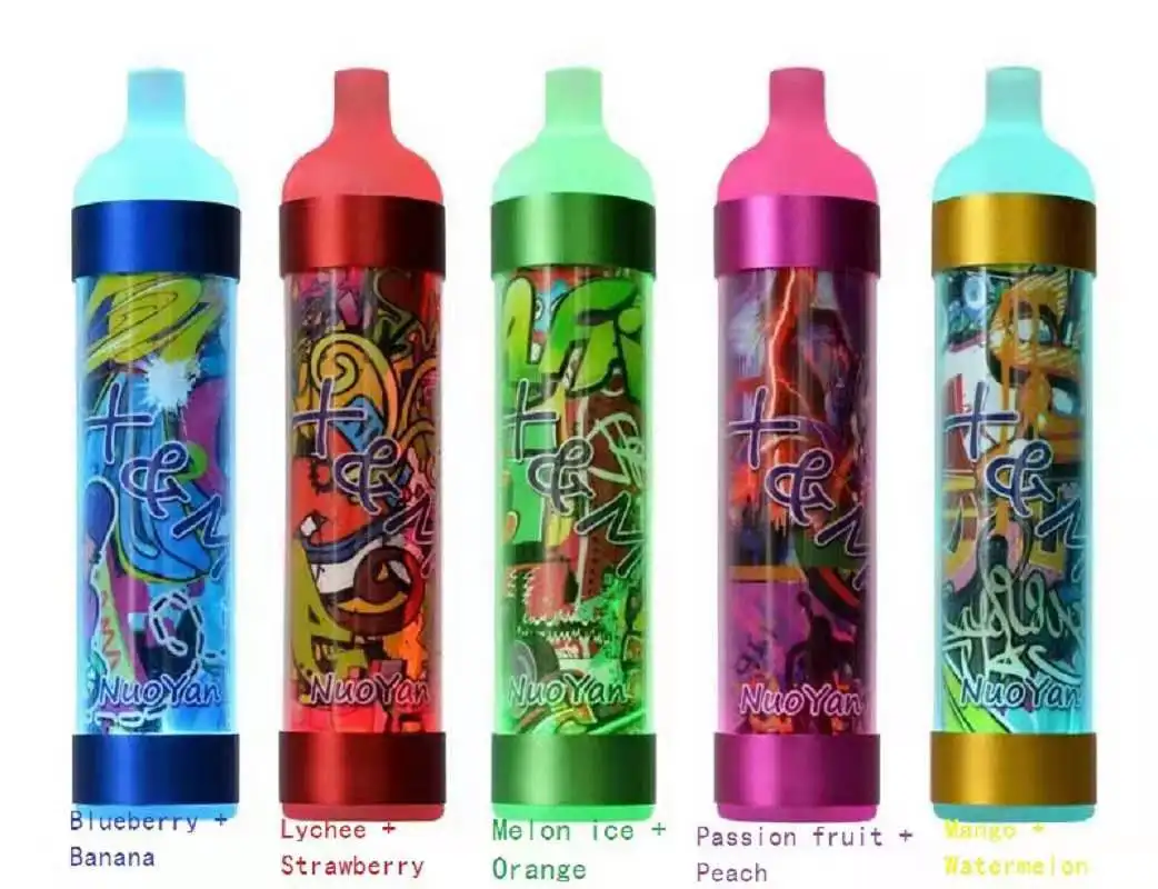  E-cig maker wholesale pods dispoable Double taste shine led Fruity cbd vape pen 9ml oil one use 3200puffs