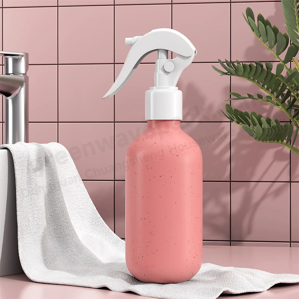 Biodegradable Free Sample 30ml-500ml Eco Friendly Wheat Straw Shampoo Bottle Packaging Recyclable