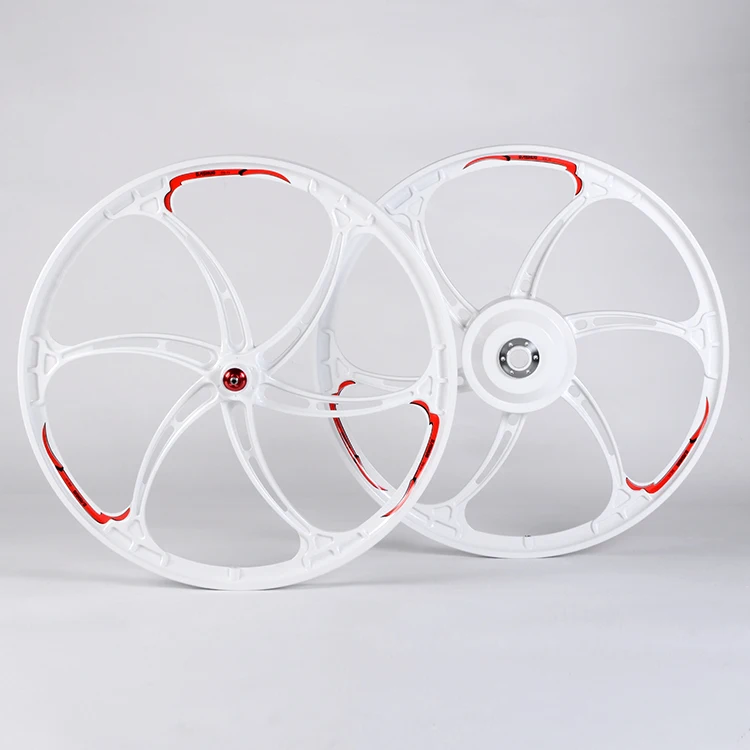 26 inch magnesium alloy geared electric bicycle motor 48V 500W