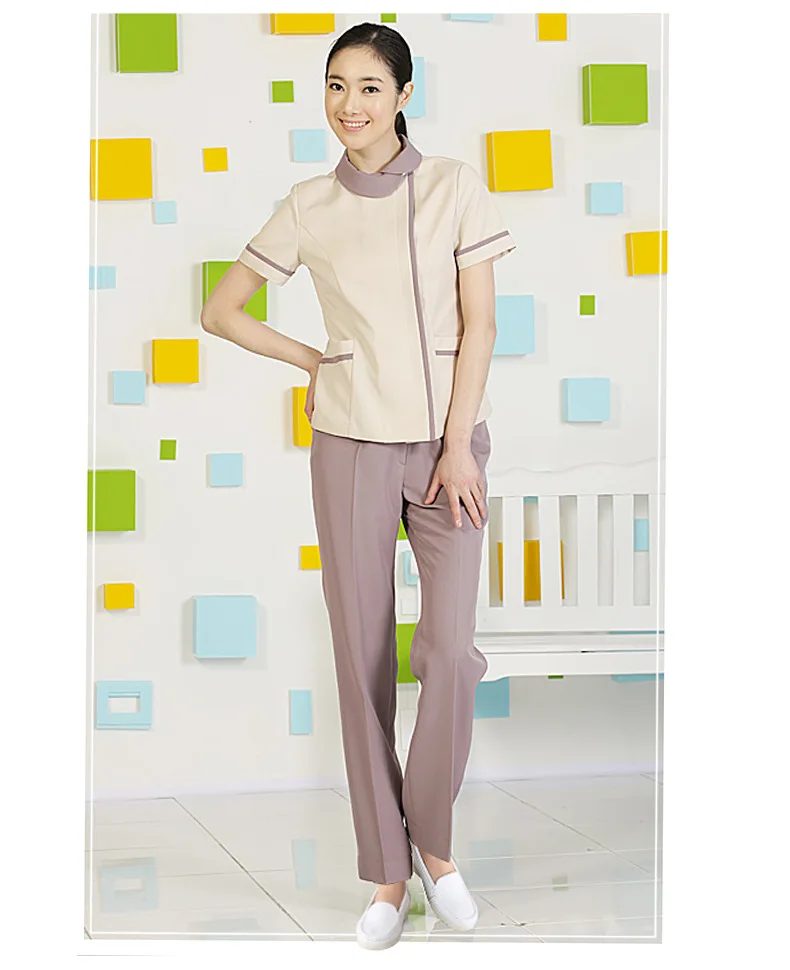 TPR sole cow leather upper women shoes loafers non-slip white nursing shoes for nurse