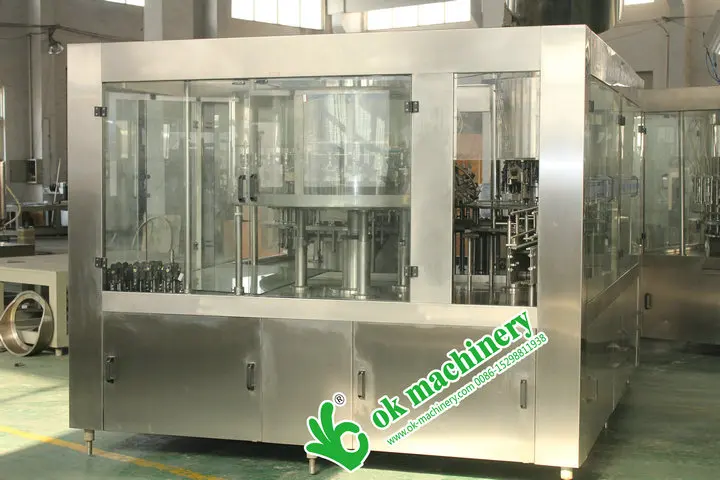 BL018 Flavor Drink Soda  Beverage Oil Sauce Wine Beer Detergent Filling Blow Labeling Packaging Line Machine
