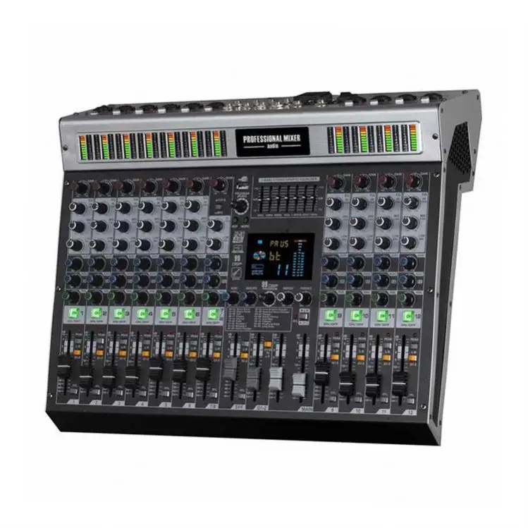 Cooyinka профессиональная 12-канальная консоль Dj микширование аудио микшер цифровой