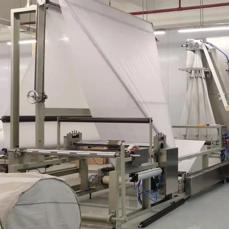 Quilt cover forming folding machine