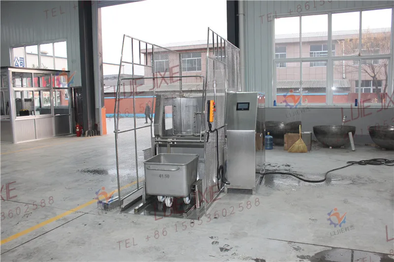 200L meat trolley washer washing machine Hopper car washing machine with steam heating