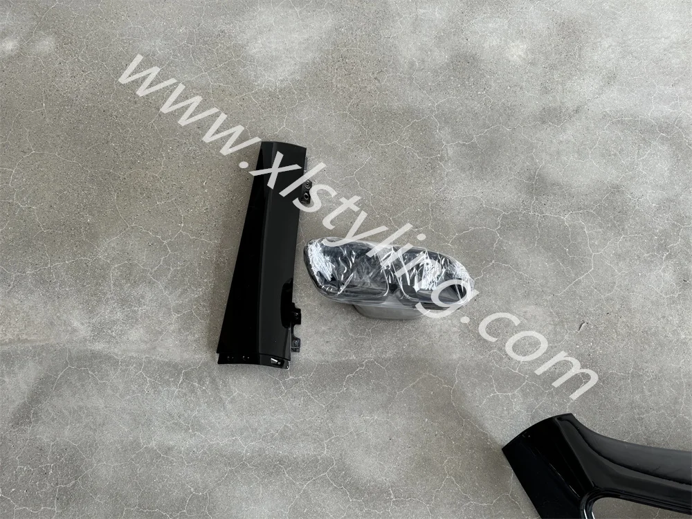 Body Kit For Mercedes Benz C-class W206 21+ AMG Front grill C63 rear diffuser with black tail exhaust pipes