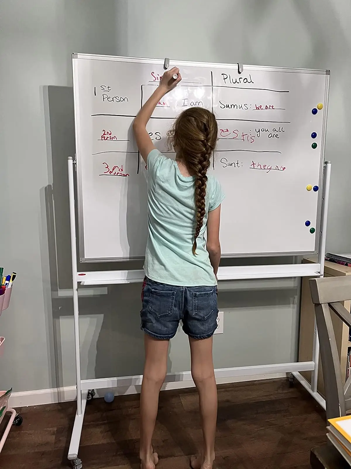 Single Double Sided Mobile Enamel Ceramic Magnetic Whiteboard 90x120cm 120x140cm 120x200cm