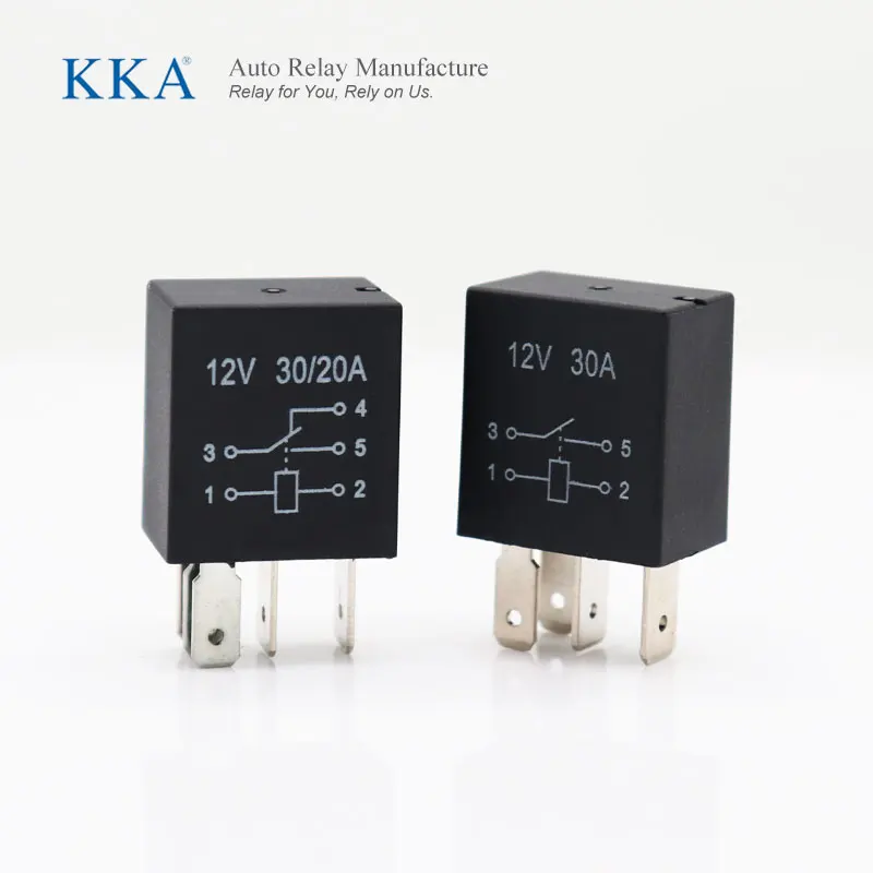 KKA-M3 30A автомобильное мини-реле 12V/24V 4pin/5pin, автомобильные реле/авто реле для автомобилей, мотоциклов, лодок, авто автомобиль