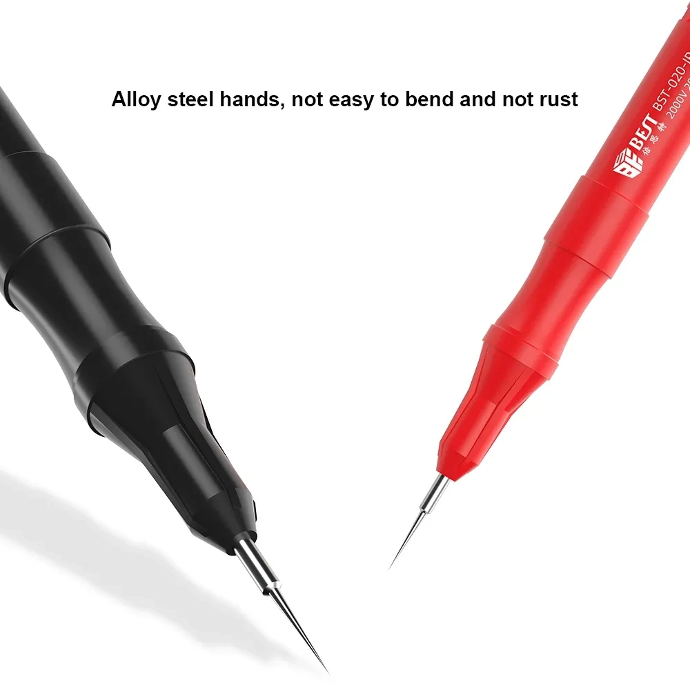 BST-020-JP 20A multimeter pen with superconducting probe 15mm 18AWG Pure copper silicone multimeter test leads for electricians