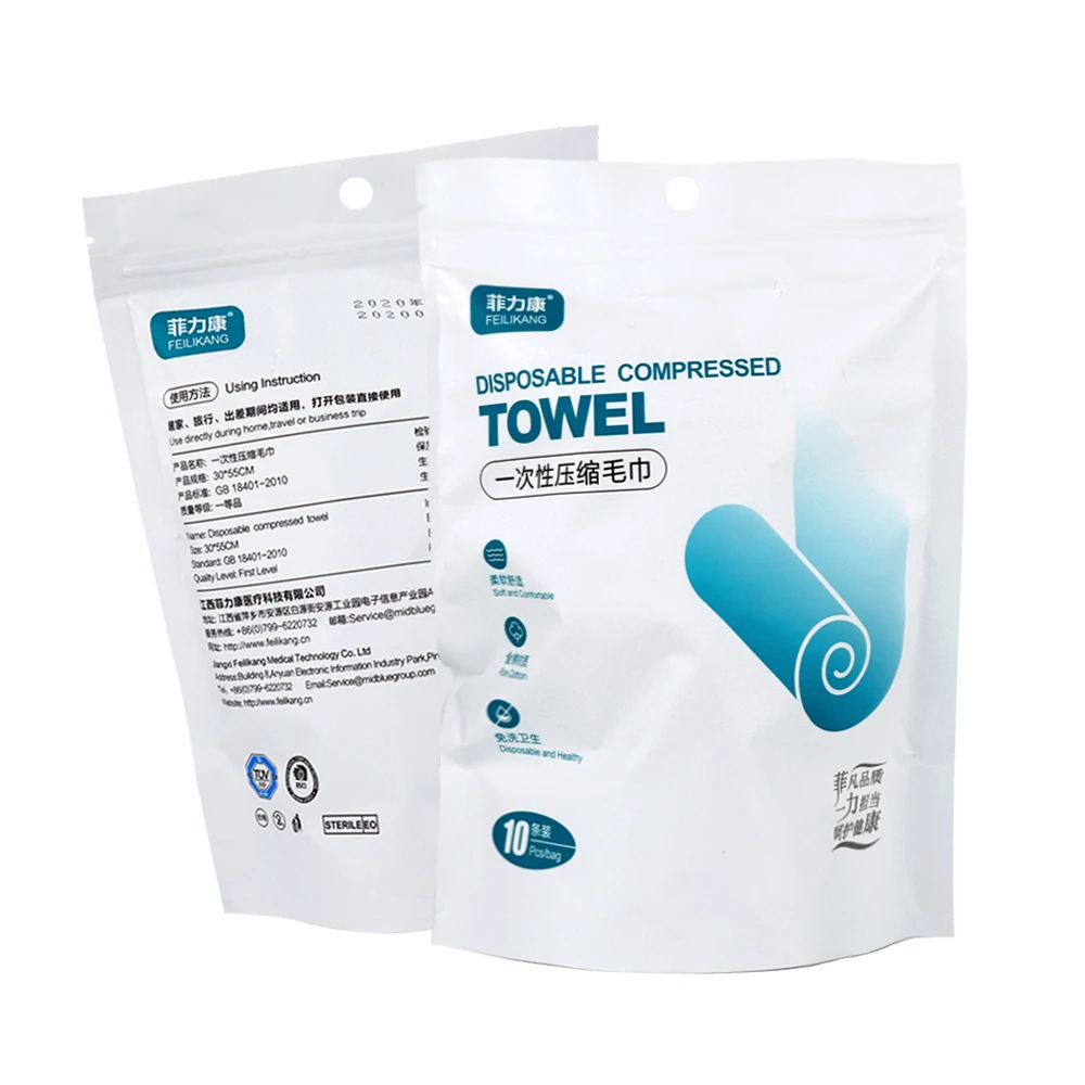 
Promotional Multi-Function 100% Cotton New Design Recycled Disposable Compressed Towel 