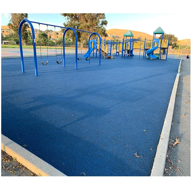 Уличное мягкое резиновое напольное покрытие для игровой площадки