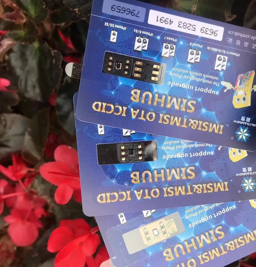 Heicard V2.0 турбо разблокировка чип карты sim с наклейкой для iphone 6/7/8 11 12 13 14 PRO