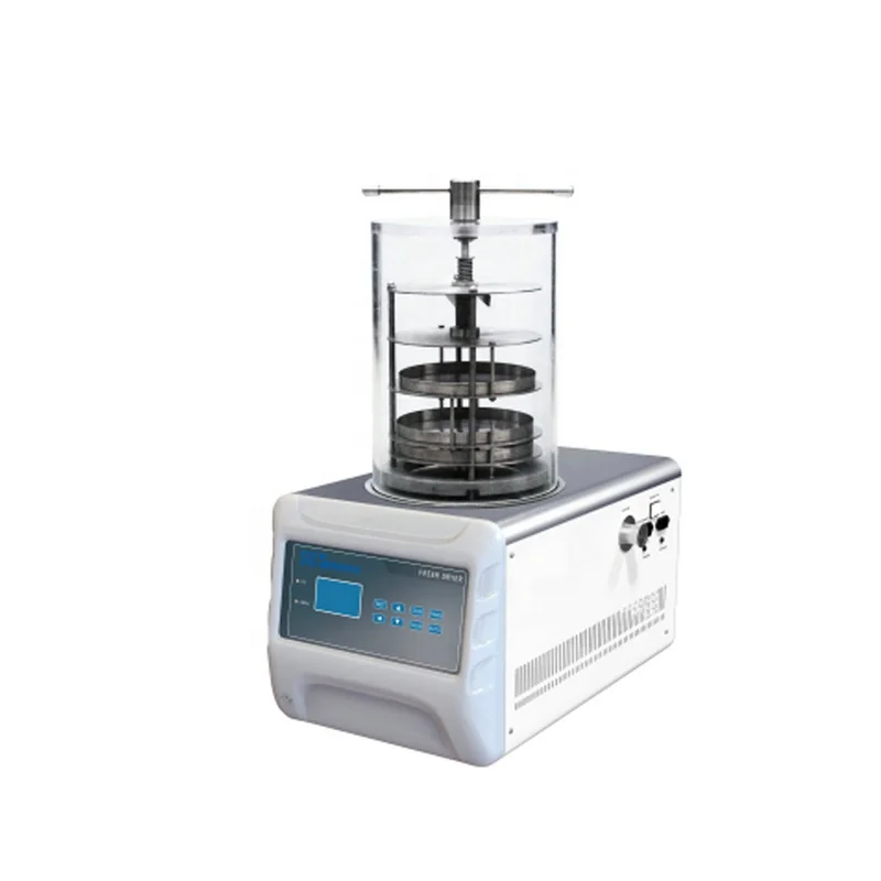 CE 60C Degree 6Kg Vial Rubber Stopper Sealing Lyophilization Freeze Dryer