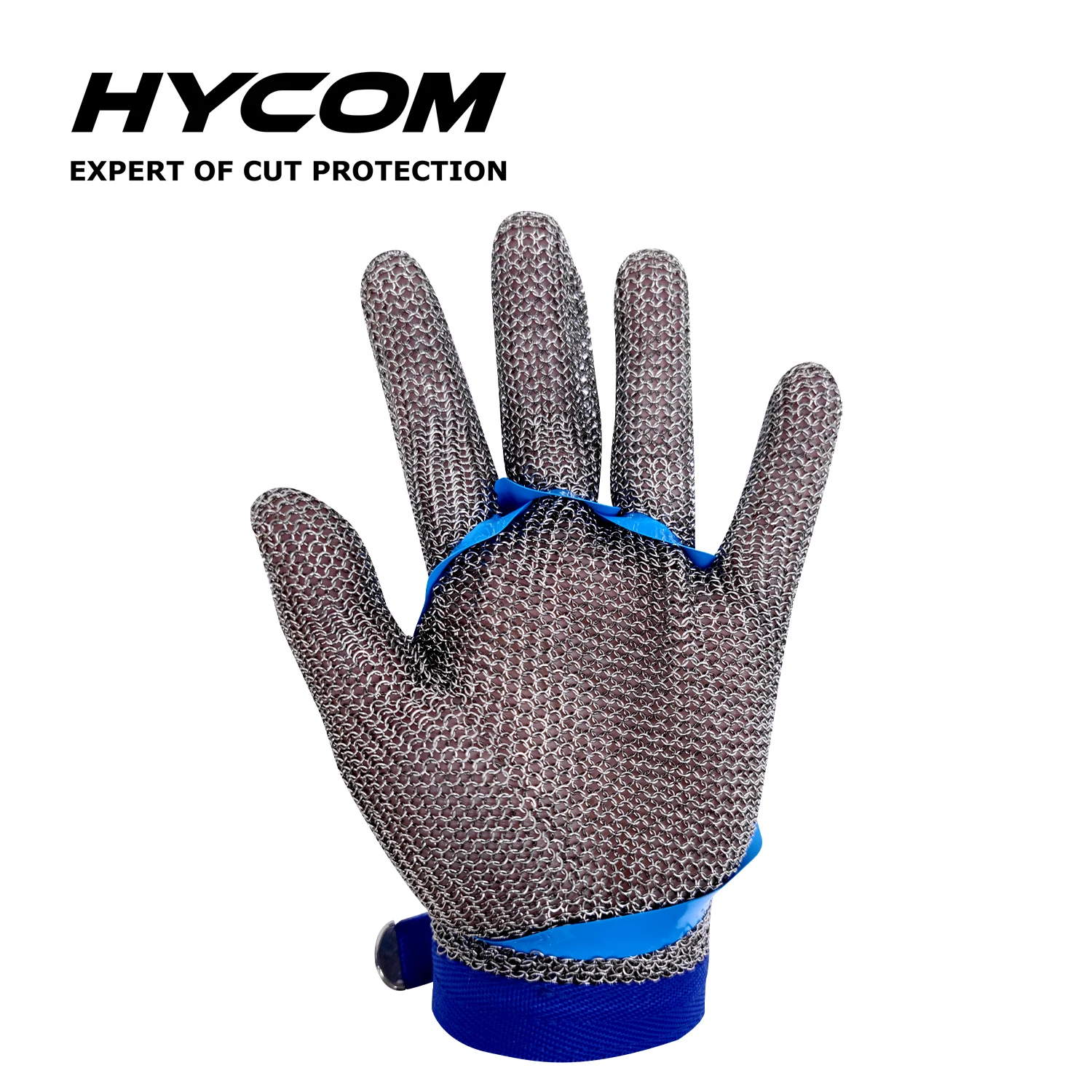HYCOM S316 ANSI A9 Cut Level Cut Proof Stainless Steel Wire Gloves Cut Resistant Steel Wire Mesh Working Knuckle Butcher Gloves