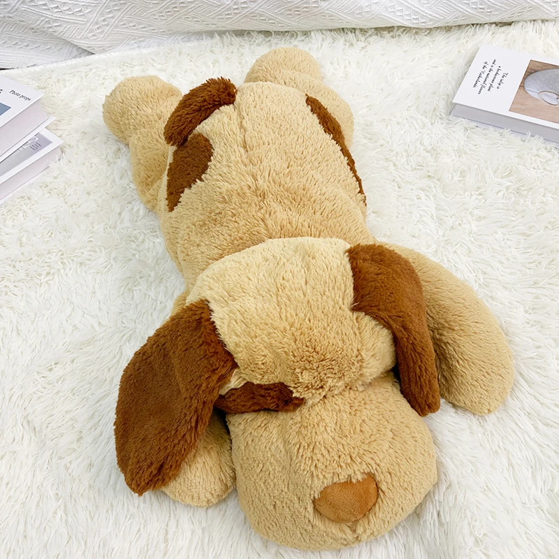 Custom Quality Weighted Dogs Cute Pup Dog Customized Plush Lying Pillow