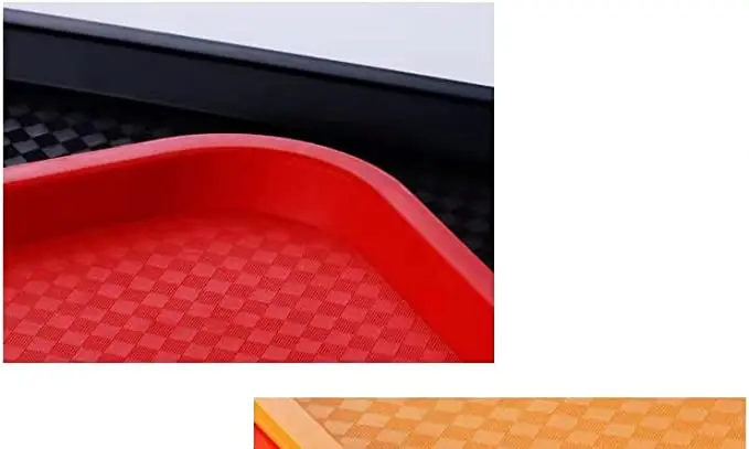 serving tray plastic serving tray fast food trays durable rectangular without handle convenient